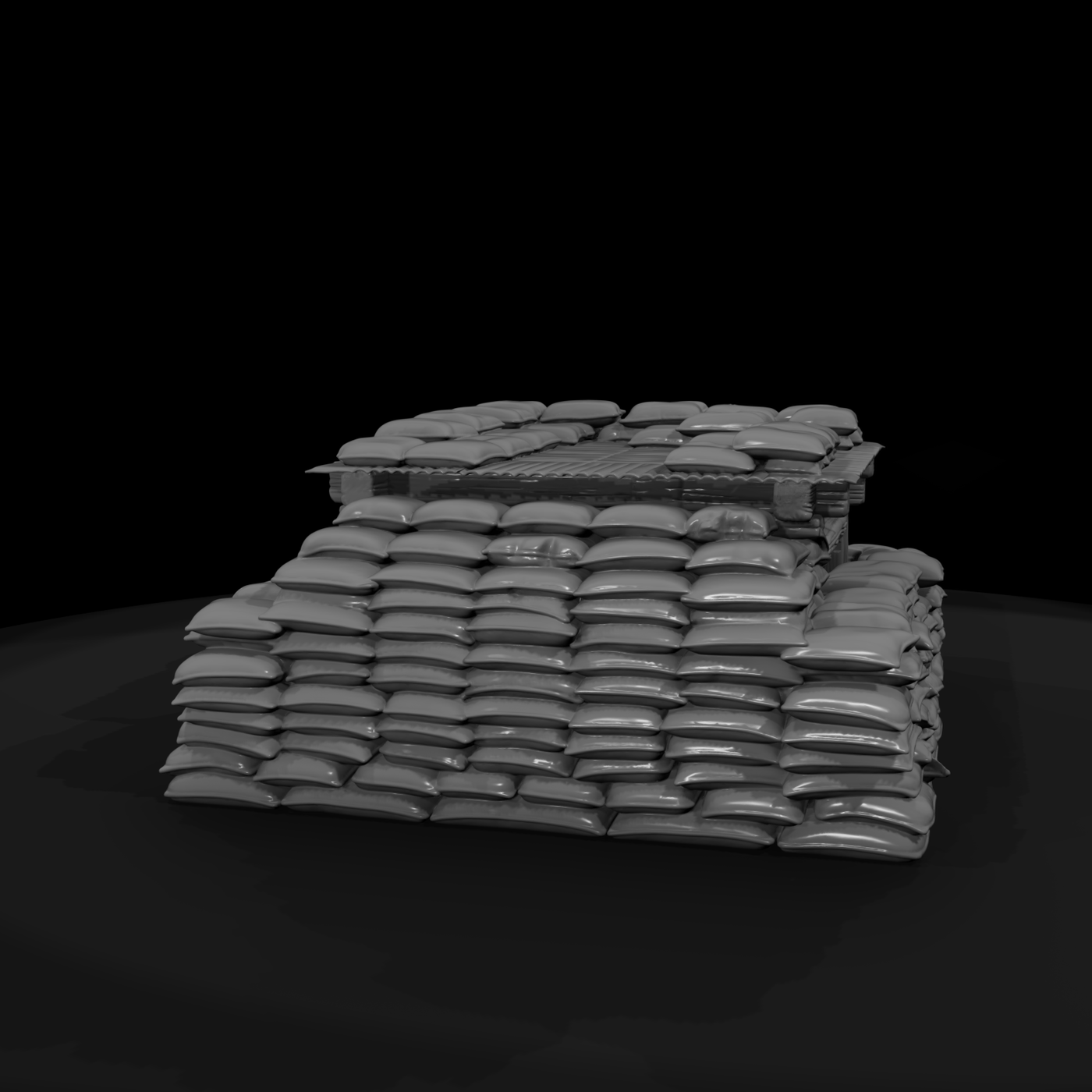 Mil 161 Vietnam Sandbag Perimeter Bunker