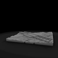 unpainted-stylized-railroad-track-diorama-base-s6x — thumbnail 7