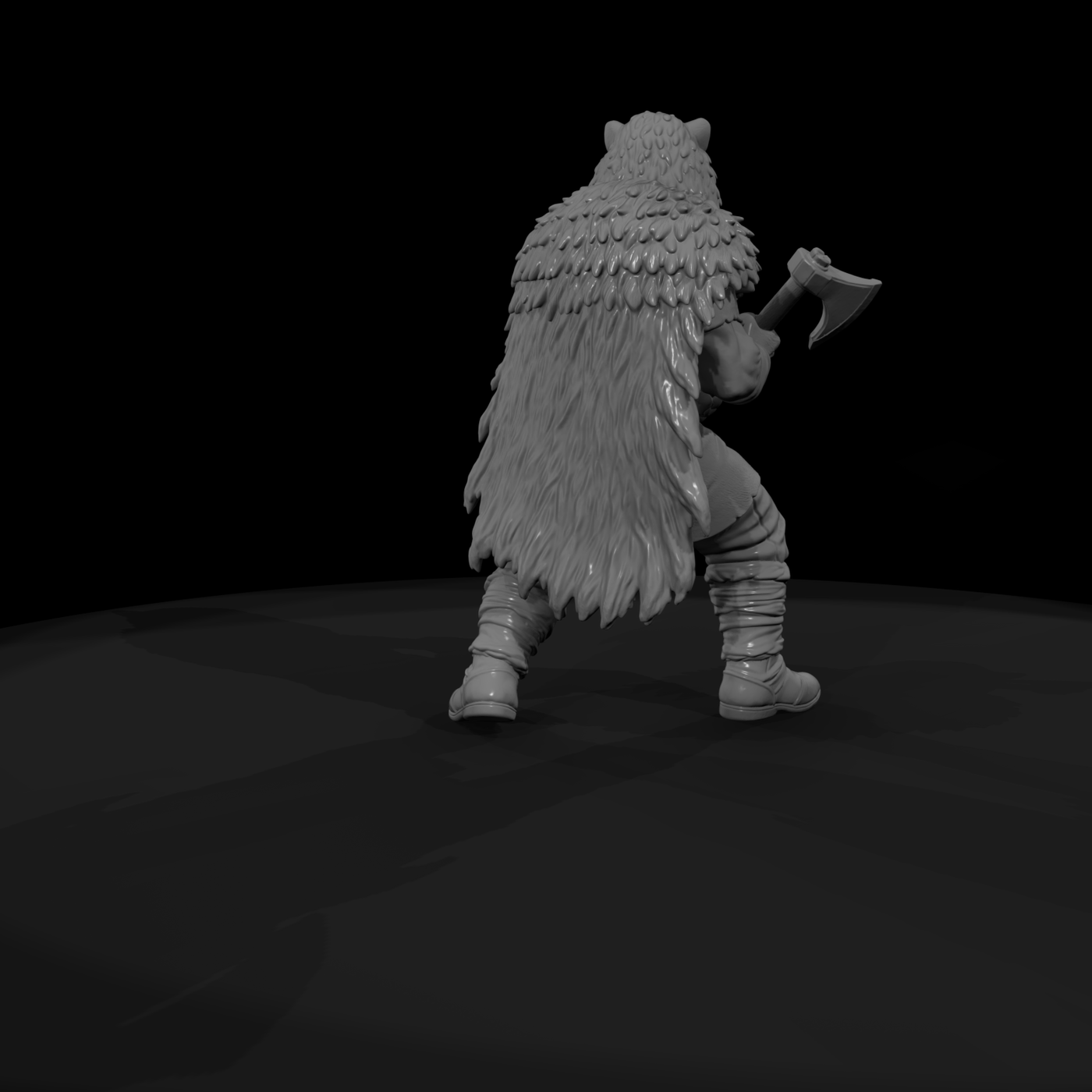 Myth 0336 Mythology Berserker Spirit Miniature Fig