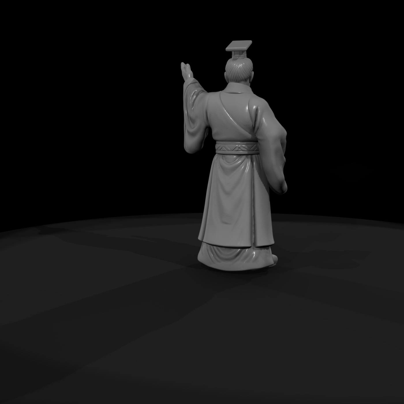 Hist 0053 Historical Han Wudi Miniature Figure