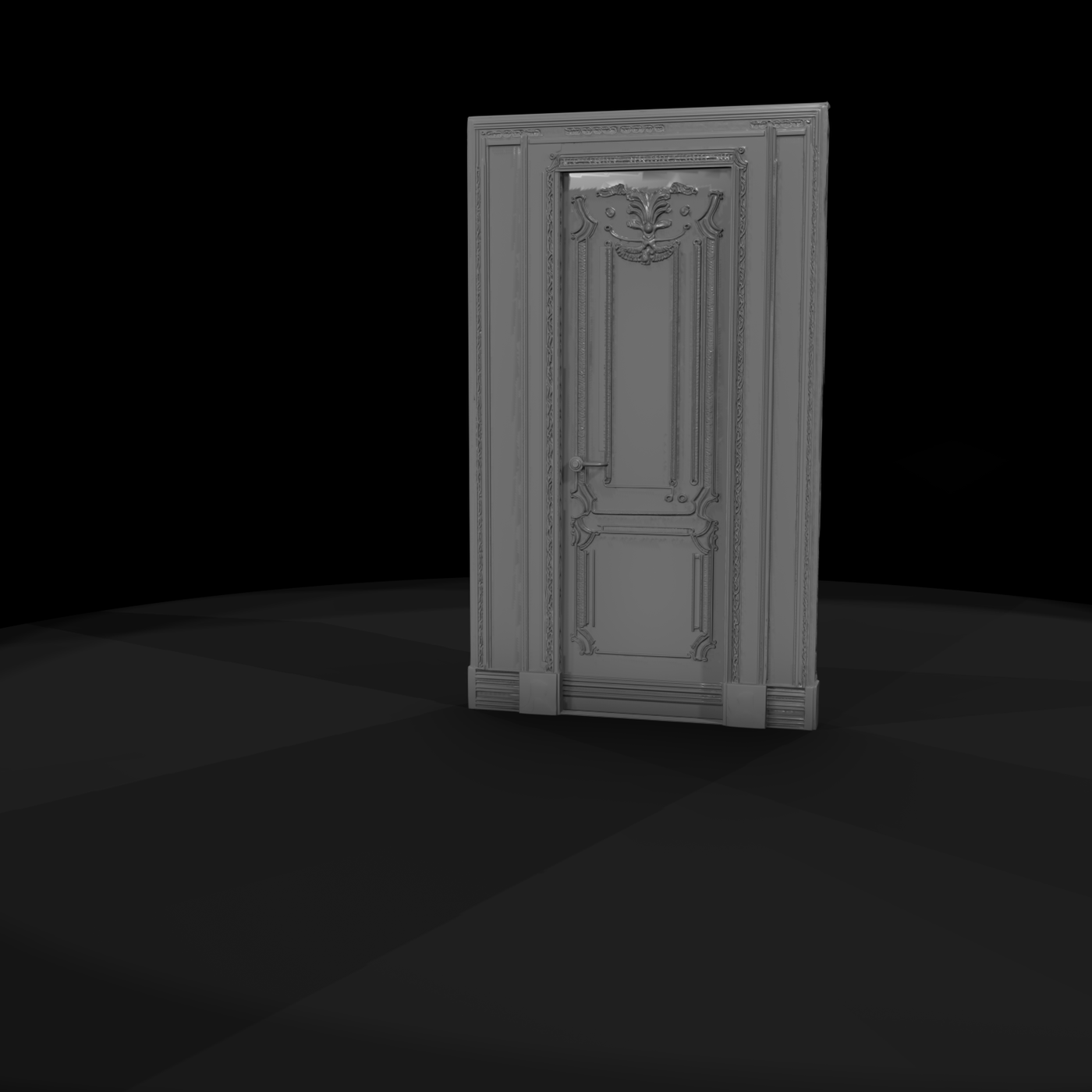 Neoclassical Ornate Interior Door