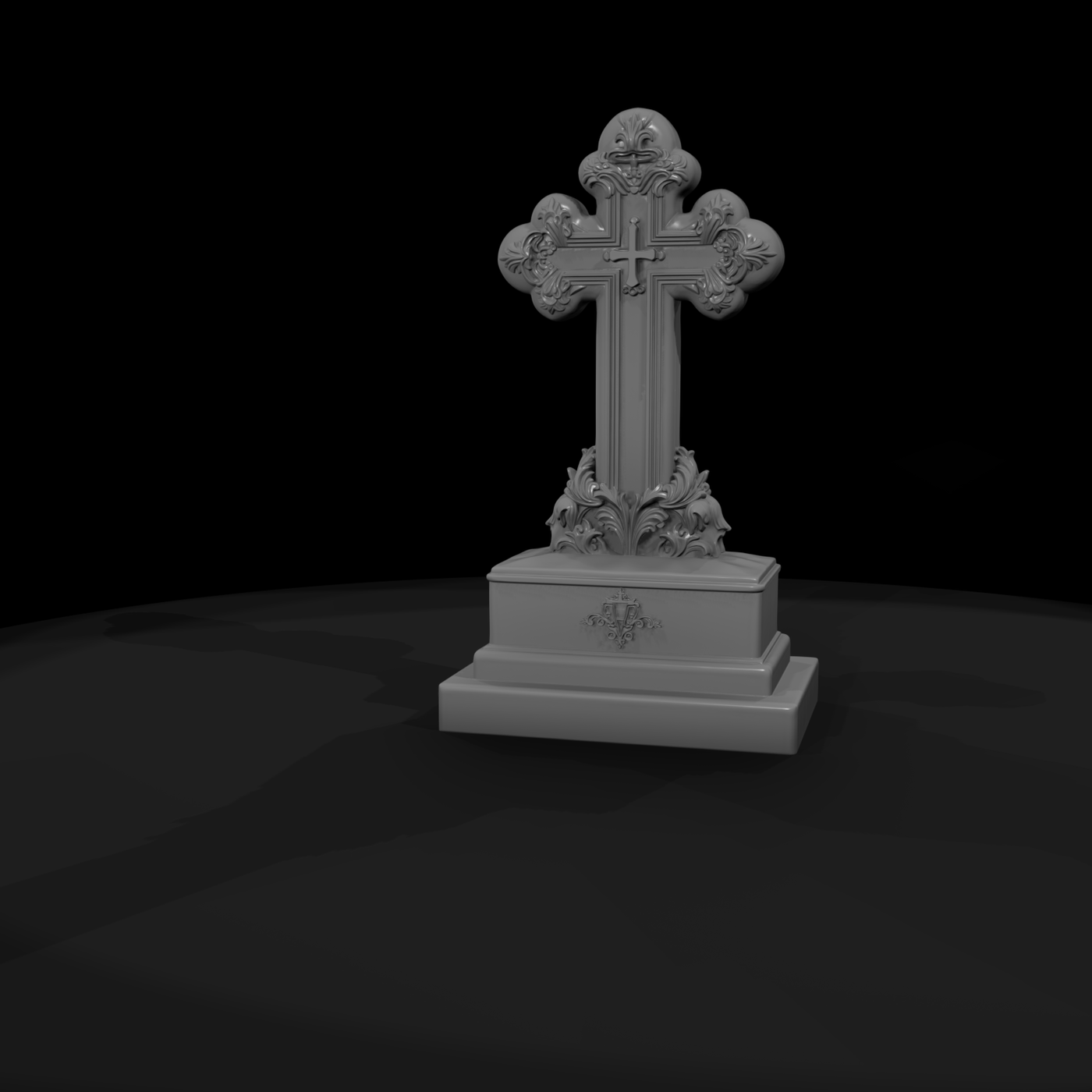 20260612 Ornate Carved Stone Cross F7931B99D5