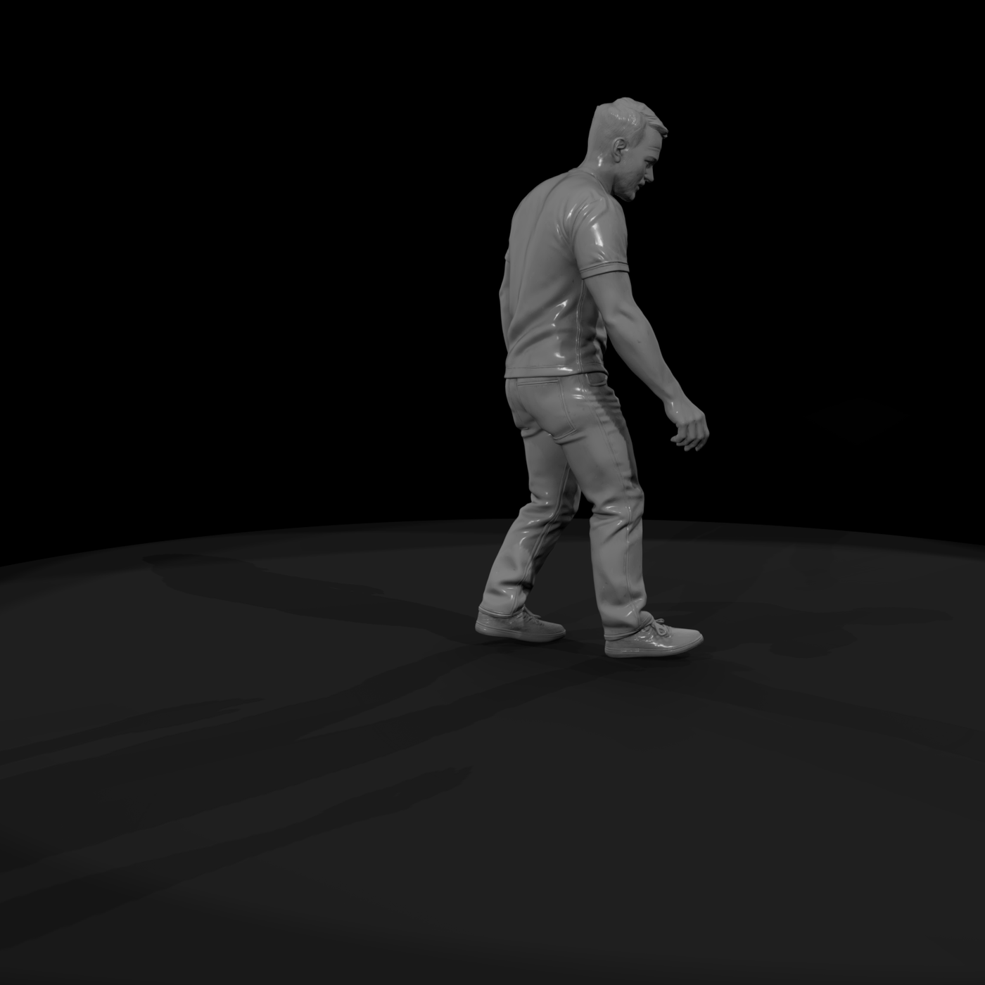 Young Man Playing Hacky Sack