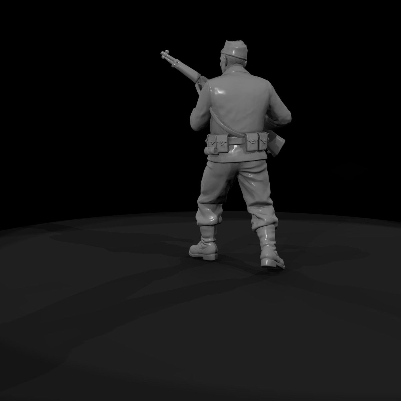 Ww2 Army 081 Wwii U S Army Rifleman Figure