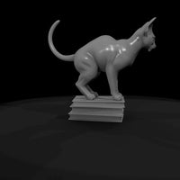 stylized-sphynx-cat-bookend-diorama-miniature-262157 — thumbnail 8