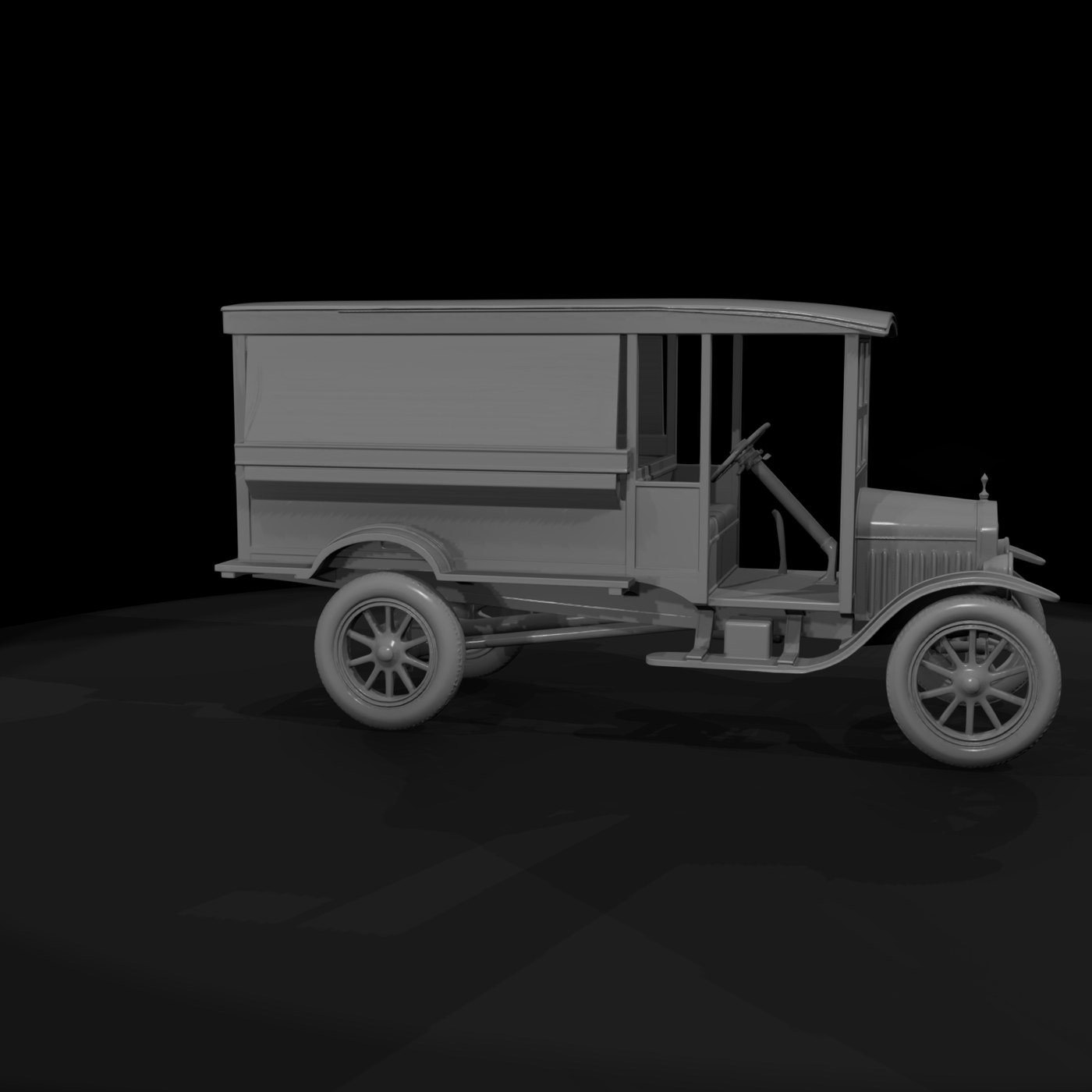 Vintage T‑Era Panel Delivery Truck