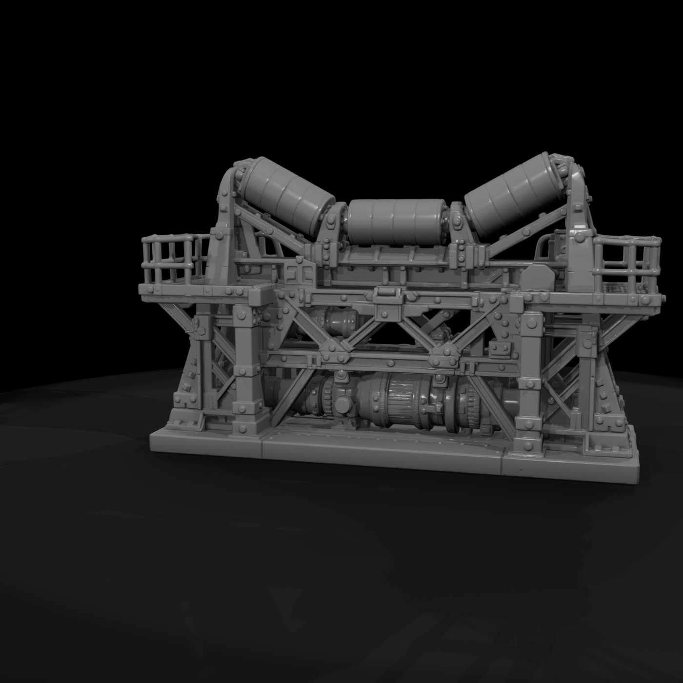 Industrial Conveyor Roller Support Frame