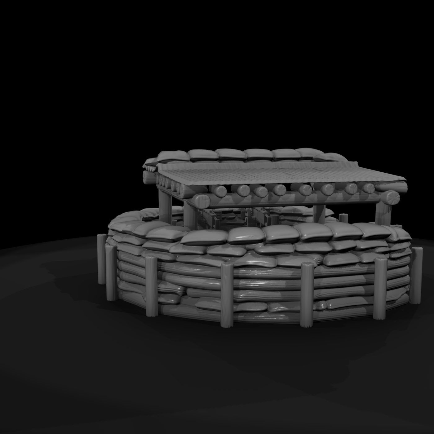 Pacific Twin Machine Gun Nest