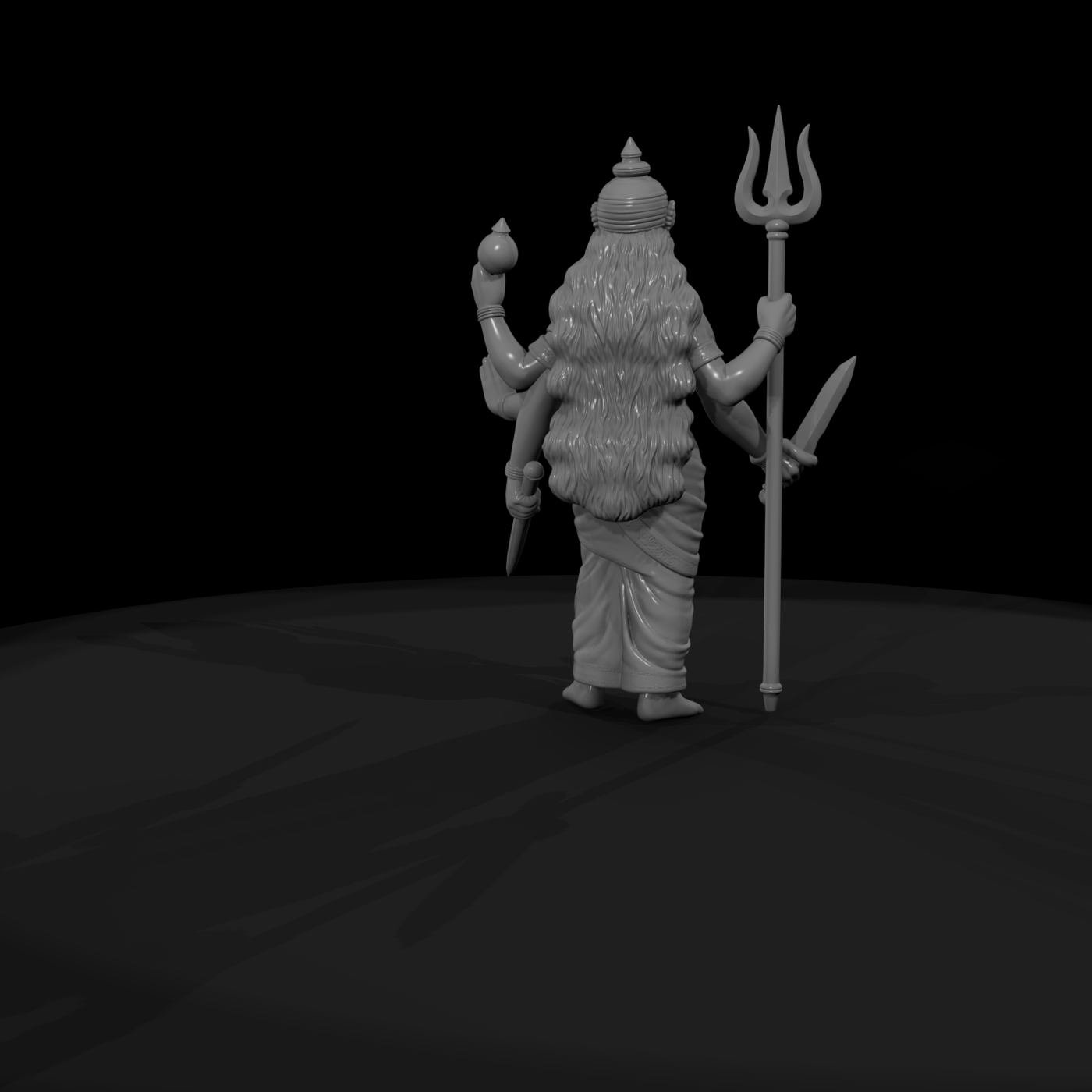 Myth 0438 Mythology Durga Miniature Figure