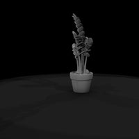 stylized-zz-plant-in-pot-3d-printable-miniature-573193 — thumbnail 8