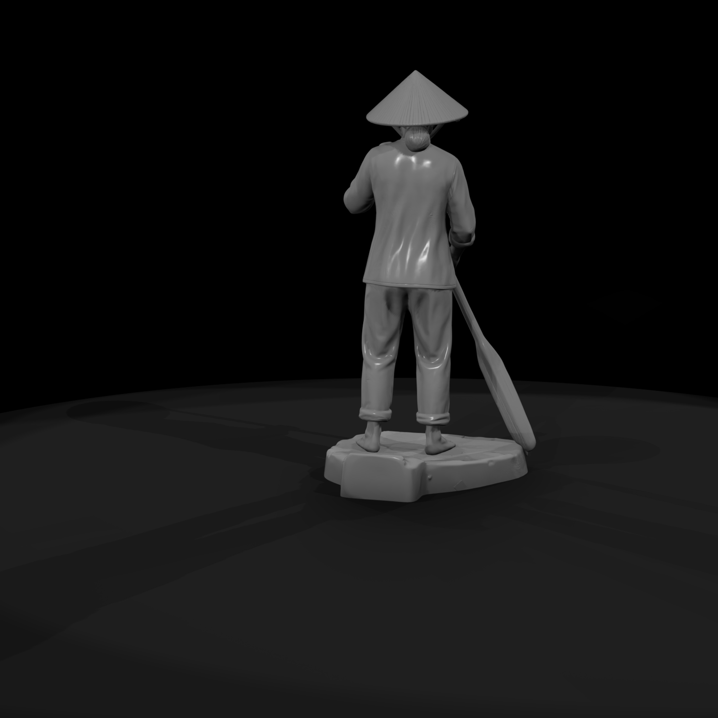 Vnh 086 Civilian Sampan Boatwoman