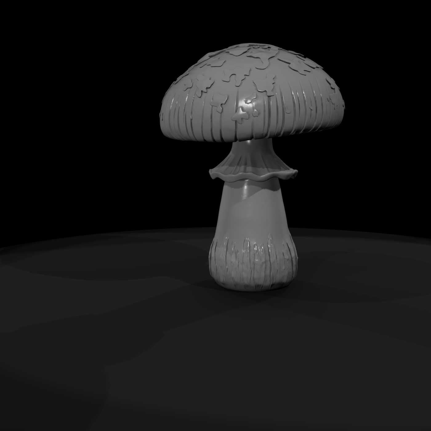Stylized Fly Agaric Mushroom