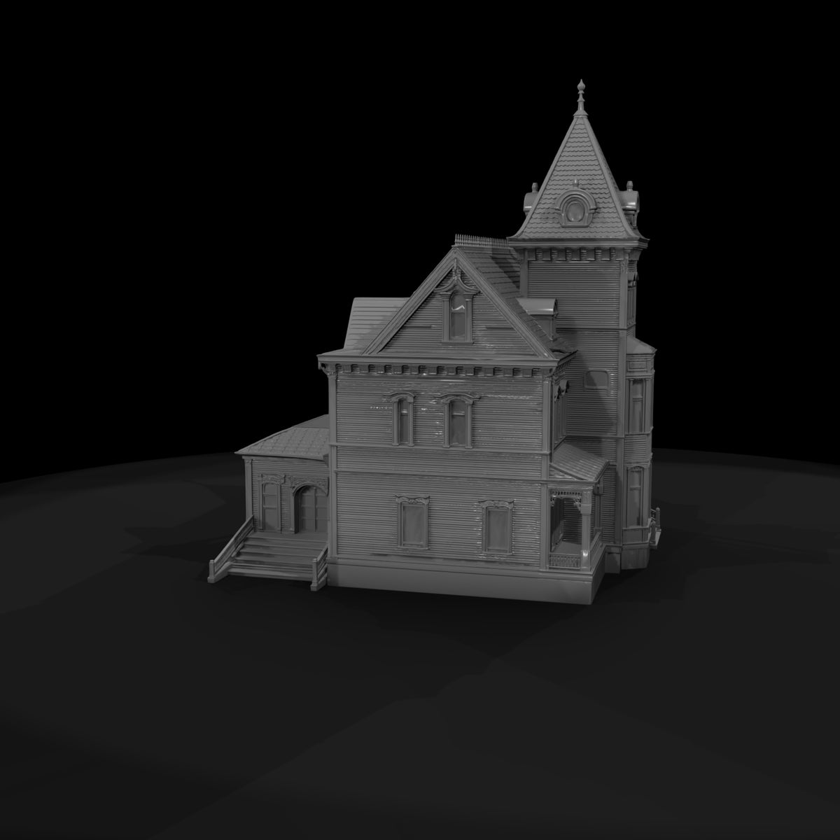 matte_3d_victorian_mansion_architectural_model
