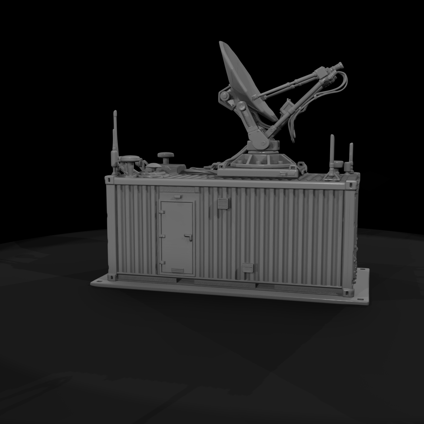 Mil 262 Modern Desert Satellite Comms Terminal