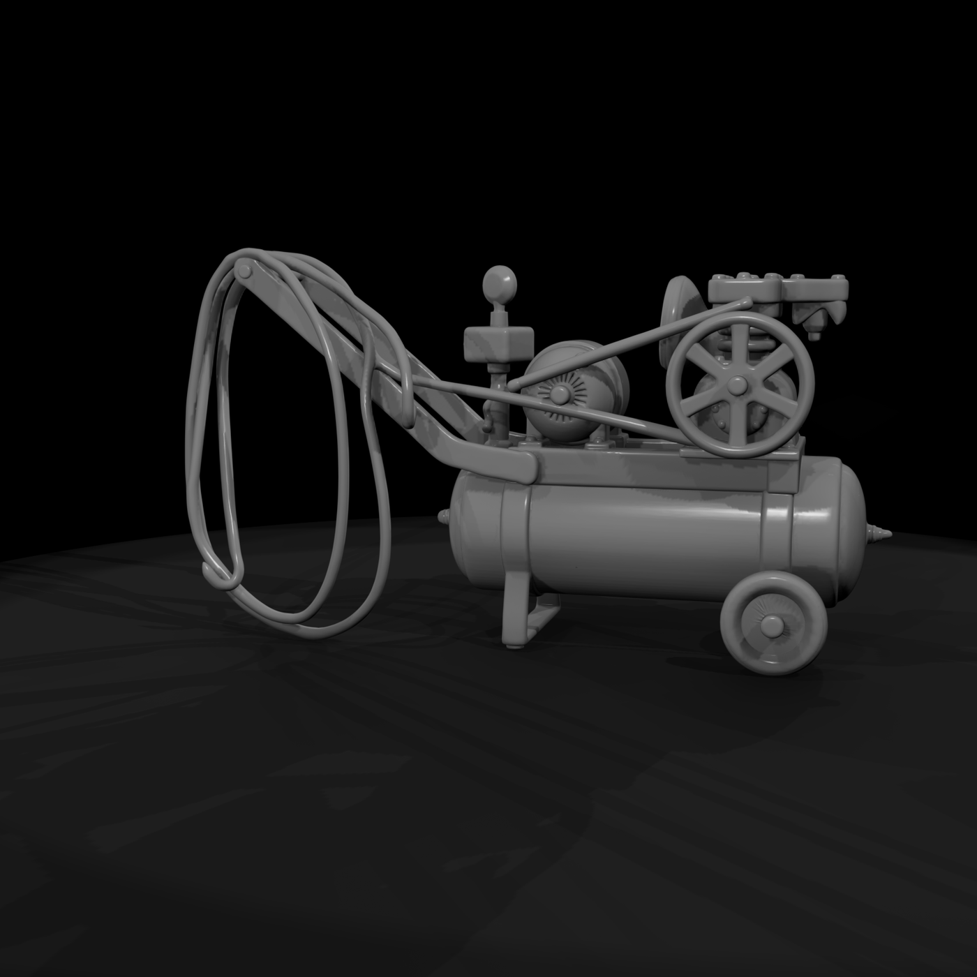 Vintage Rusty Air Compressor