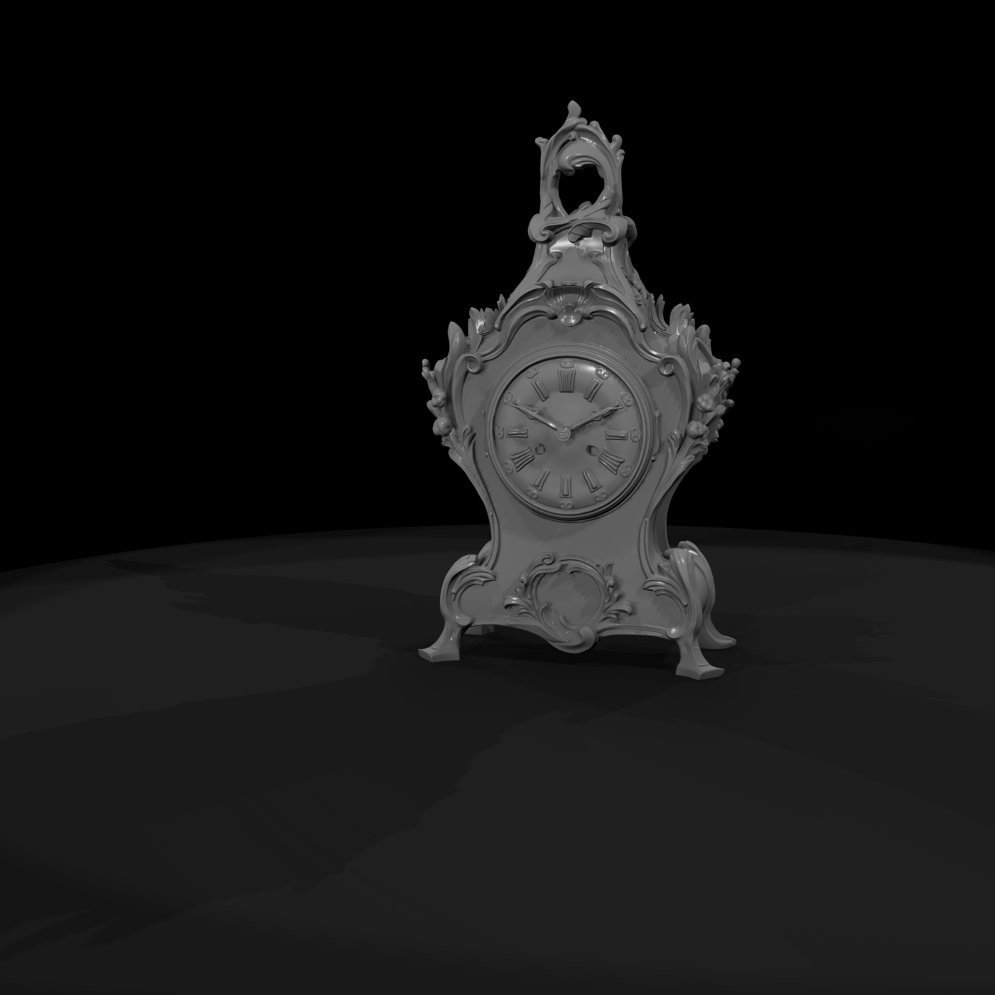 20260612 Ornate Gilded Mantel Clock 23E58Dbed1