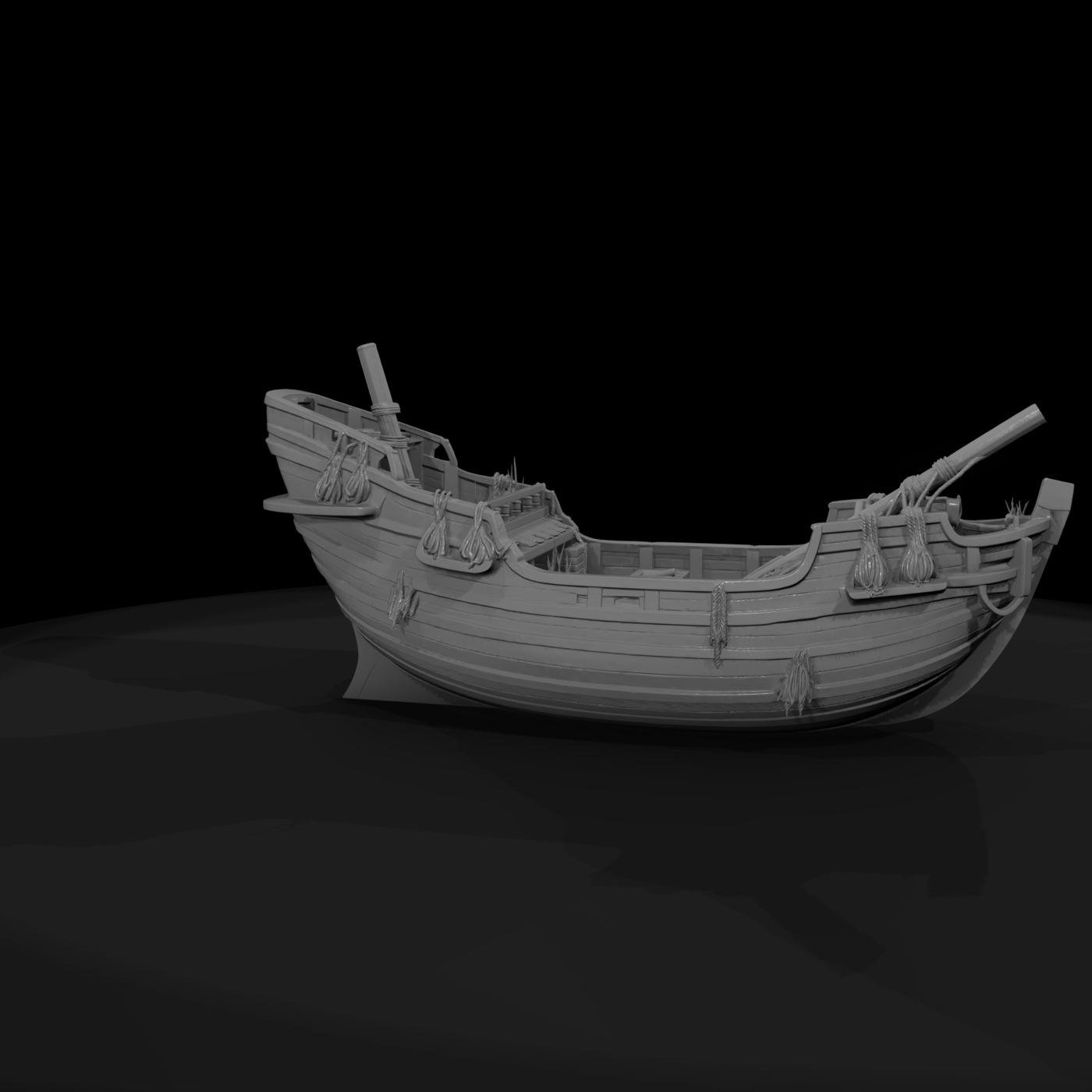 Wrecked Pirate Galleon — Ship Wreck ( Compatible)