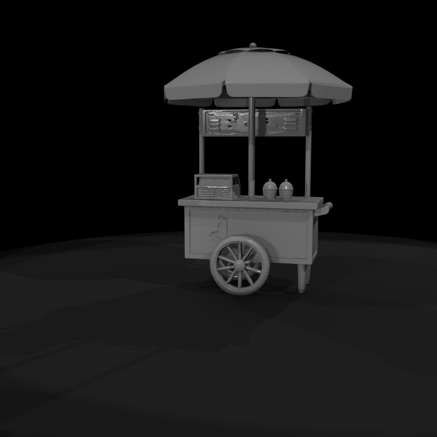 Vintage Street Food Cart
