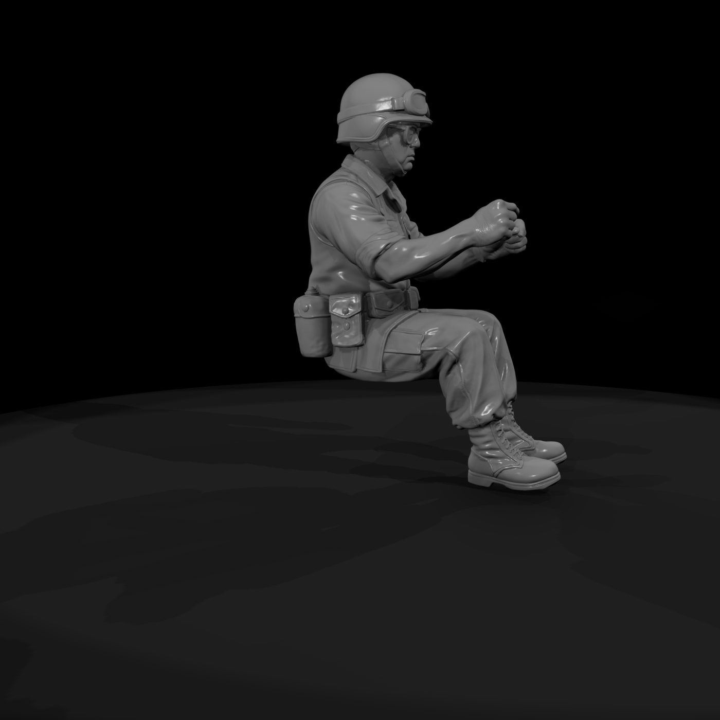 Vn Army 057 Vietnam U S Army Truck Driver Figure