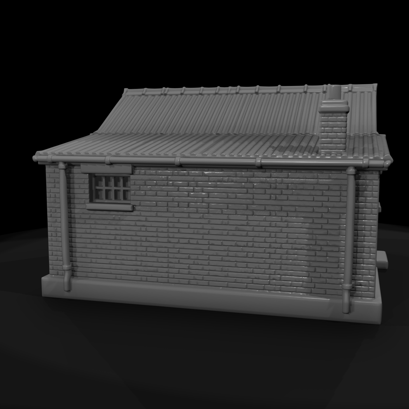 Wartime Brick Decontamination Block
