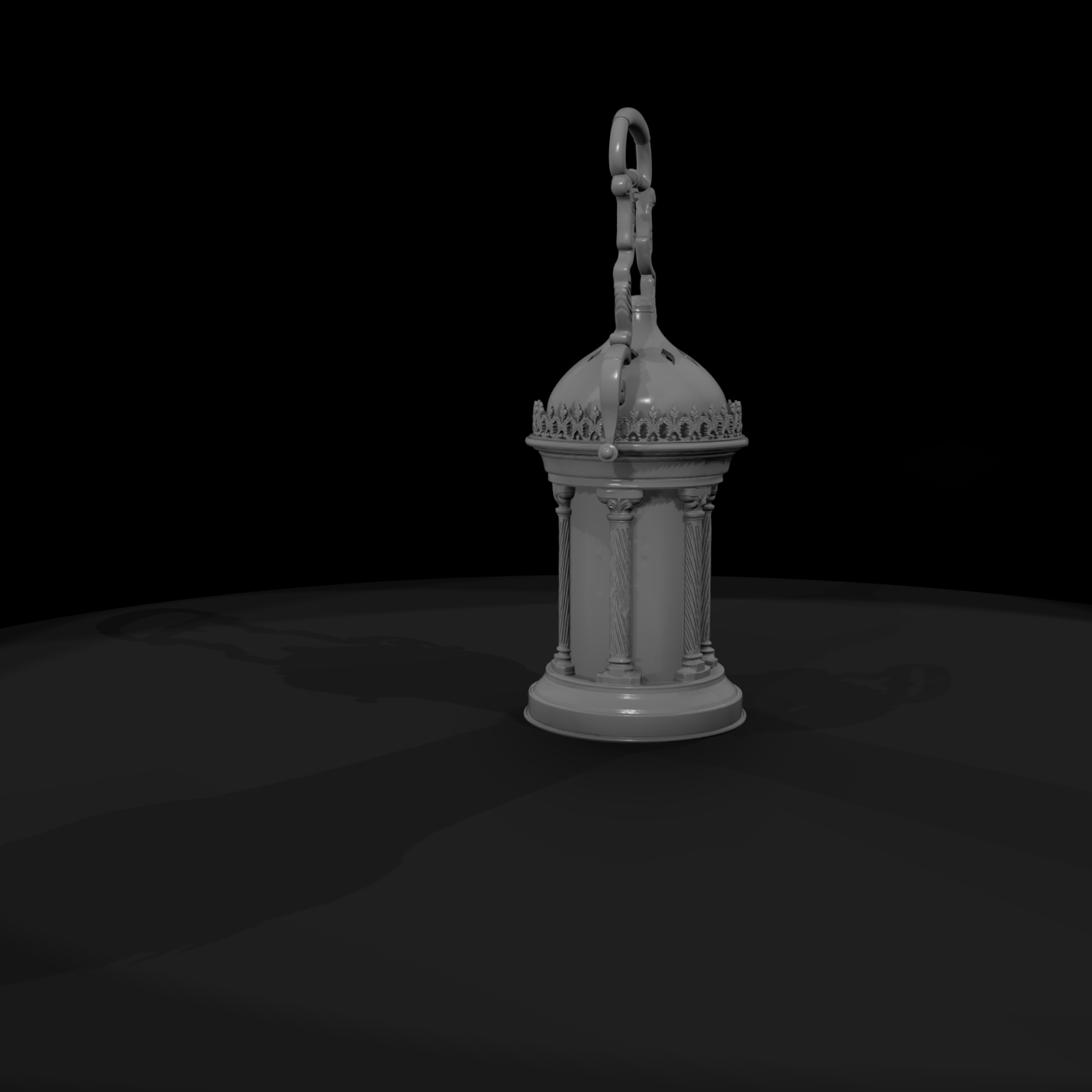 Victorian Ornate Hanging Lantern — Model Rail & Lamp
