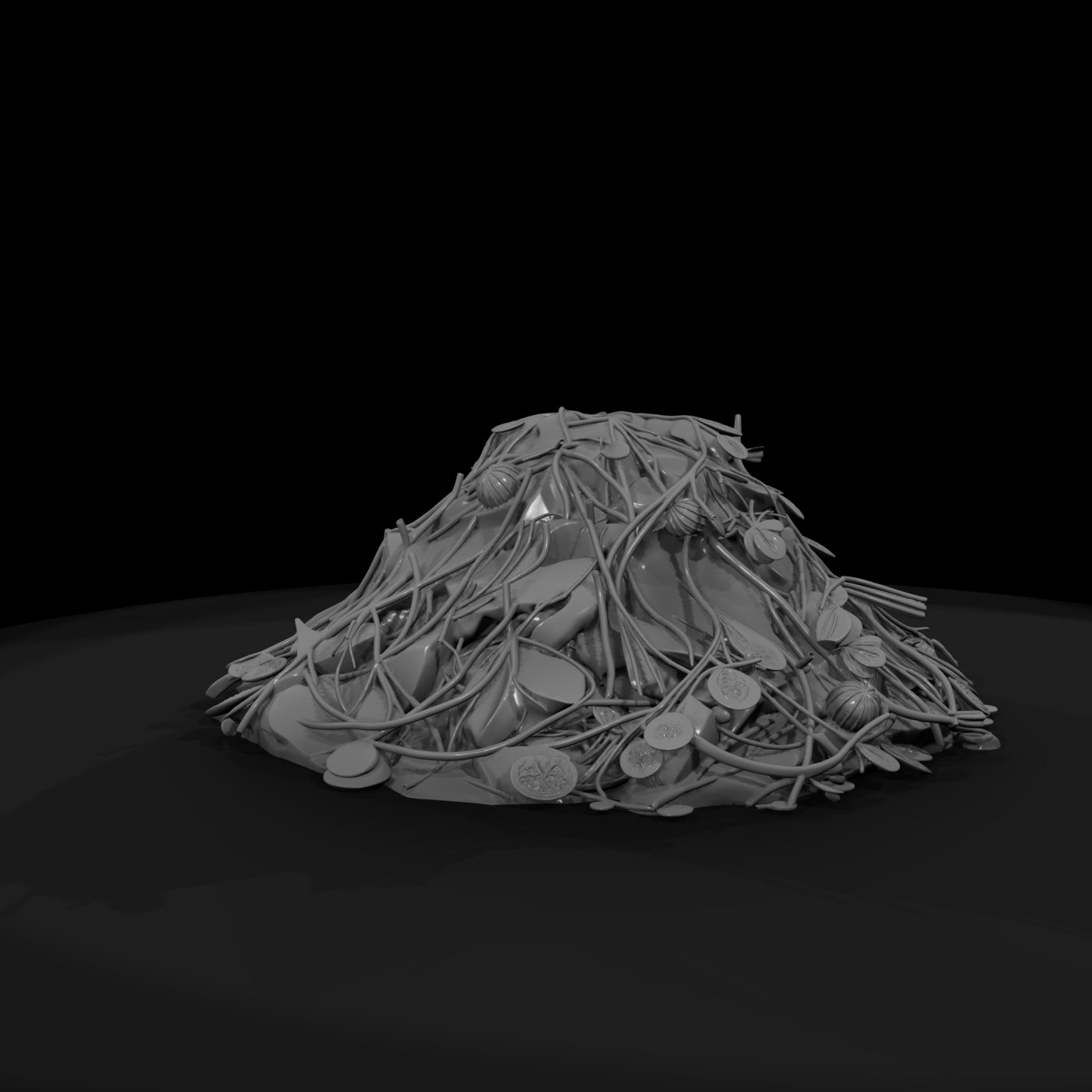 mixed-foliage-debris-pile-diorama-base-156805