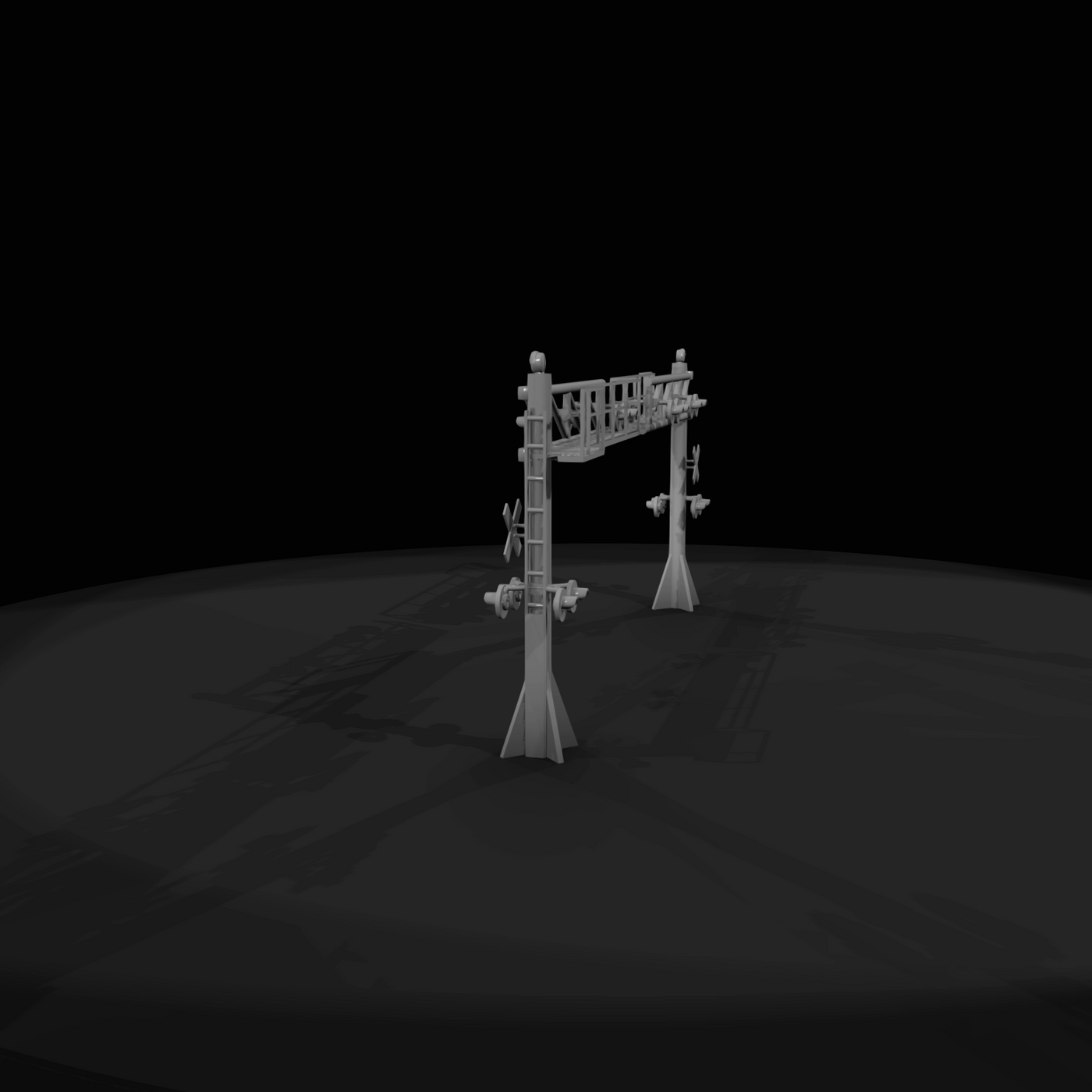 Railroad Grade Crossing Signal Gantry