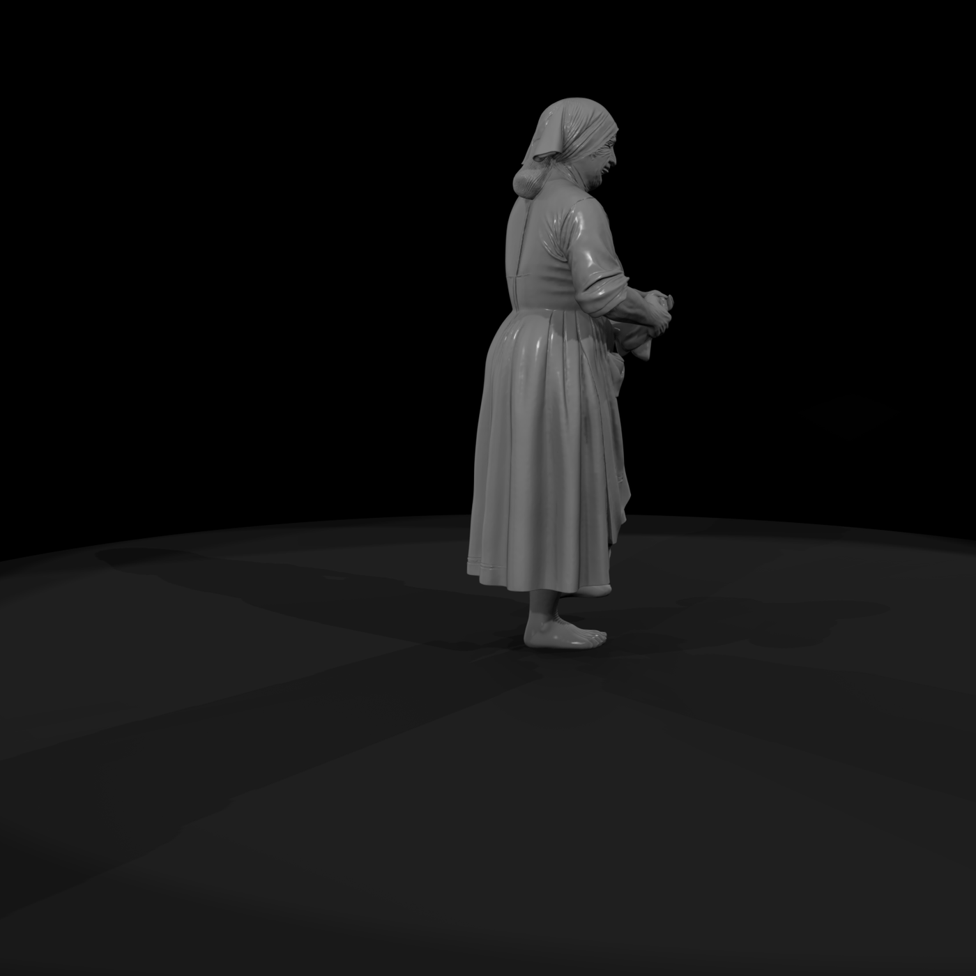 Elderly Peasant Woman