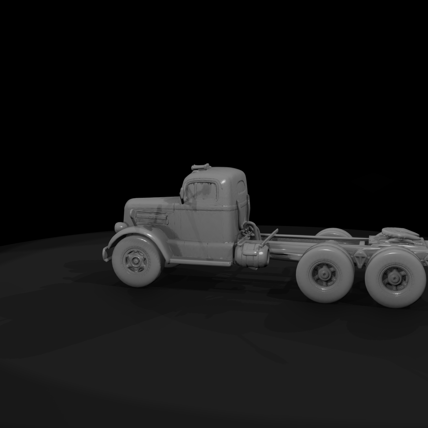 1955 White Three‑Axle Semi Tractor