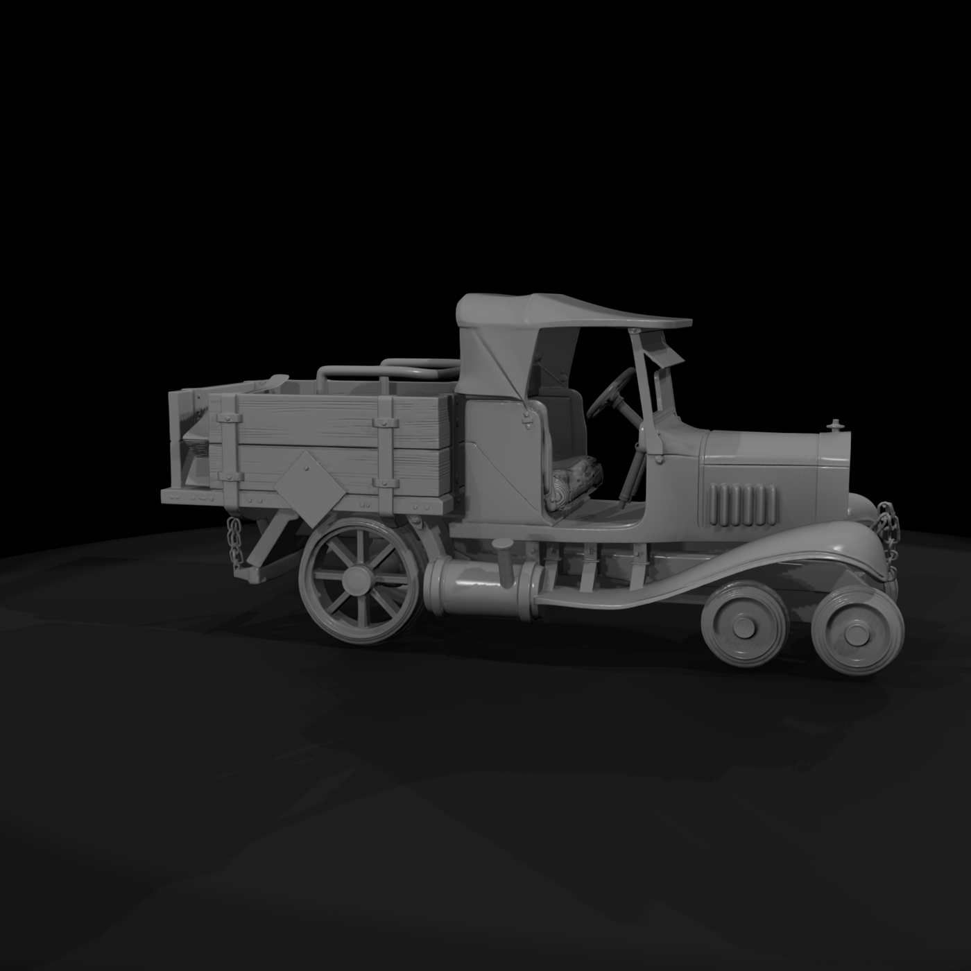 Vintage Military Cargo Truck