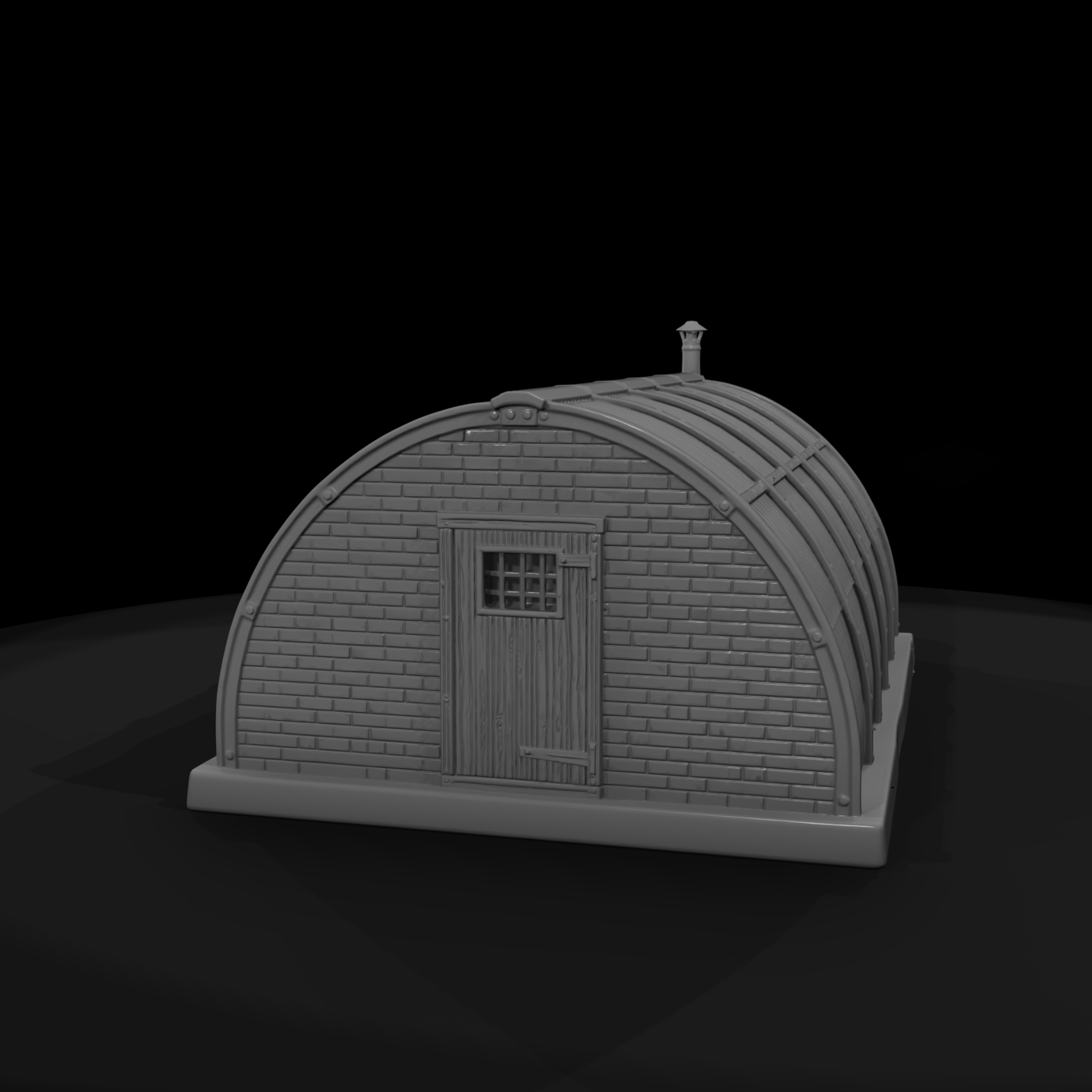 WWII Nissen Hut Barracks