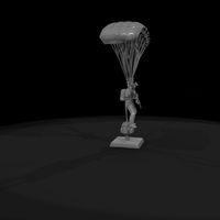 Paratrooper Under Open Canopy — thumbnail 8