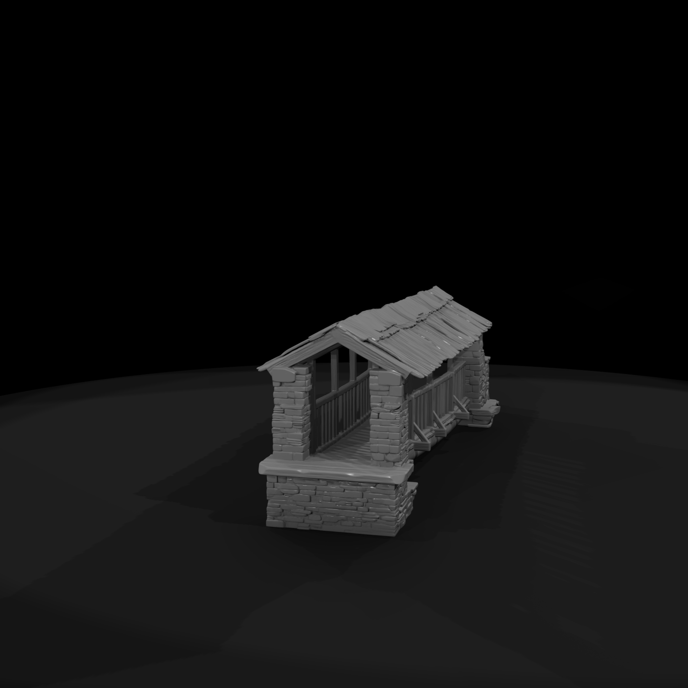 20260612 Covered Stone Wooden Bridge 871916388B