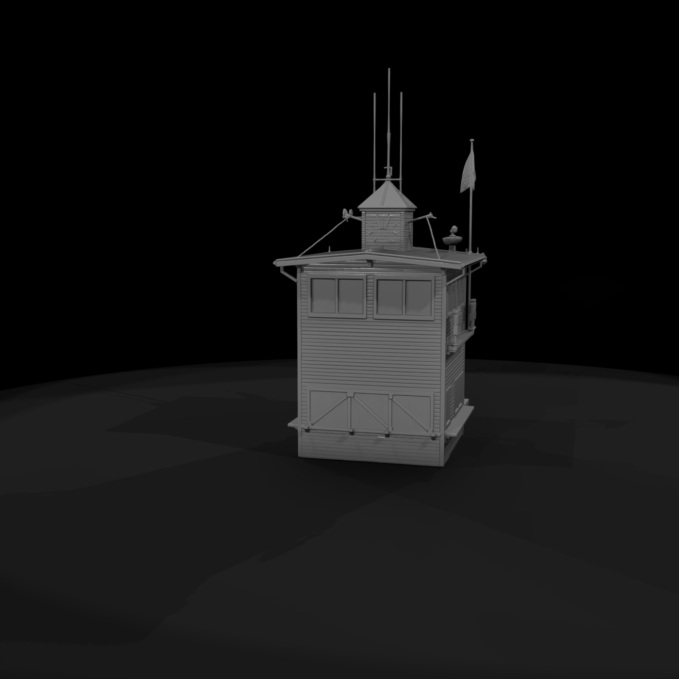 20260612 Green Pier Building Clock Tower A829B3320