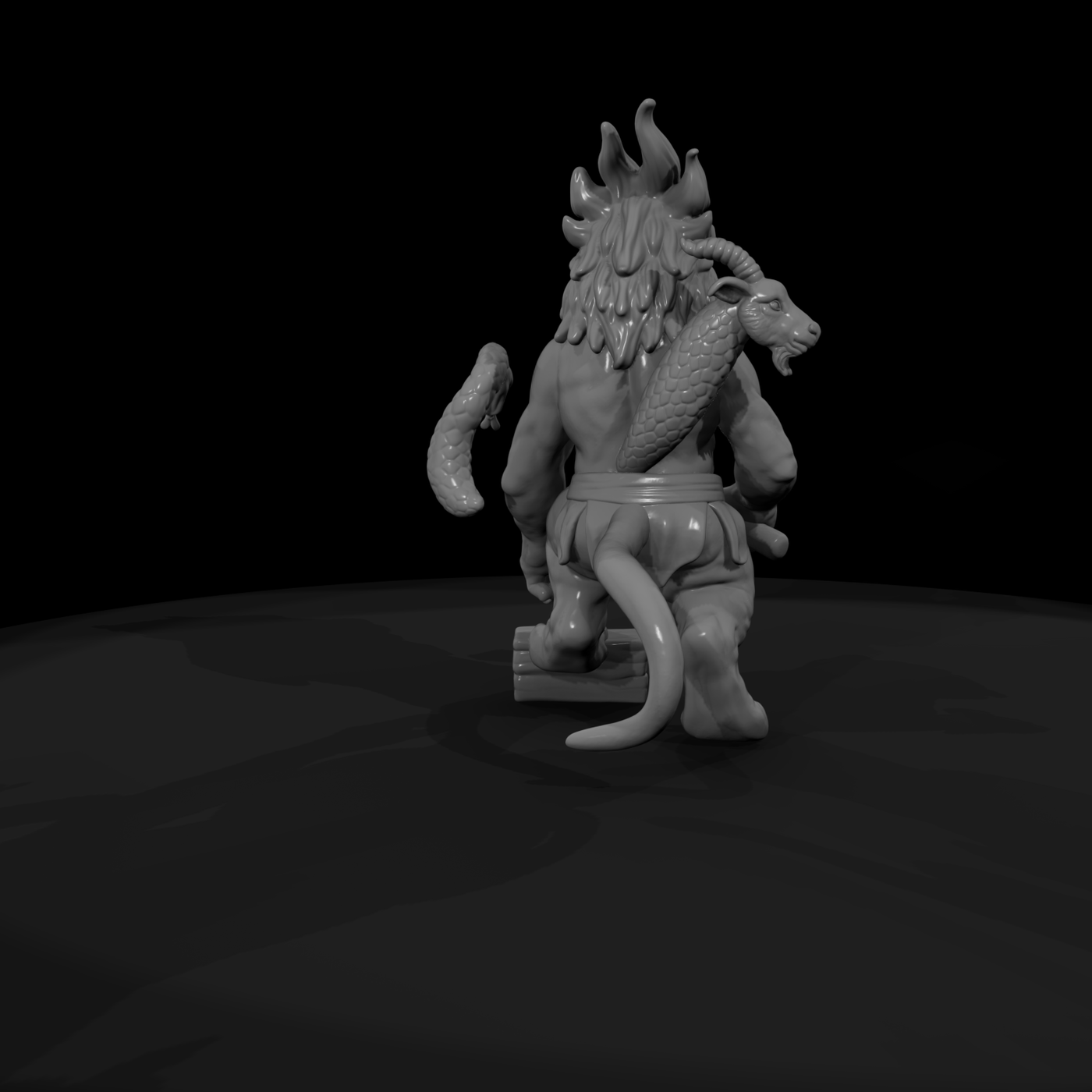 Myth 0288 Mythology Chimera Miniature Figure