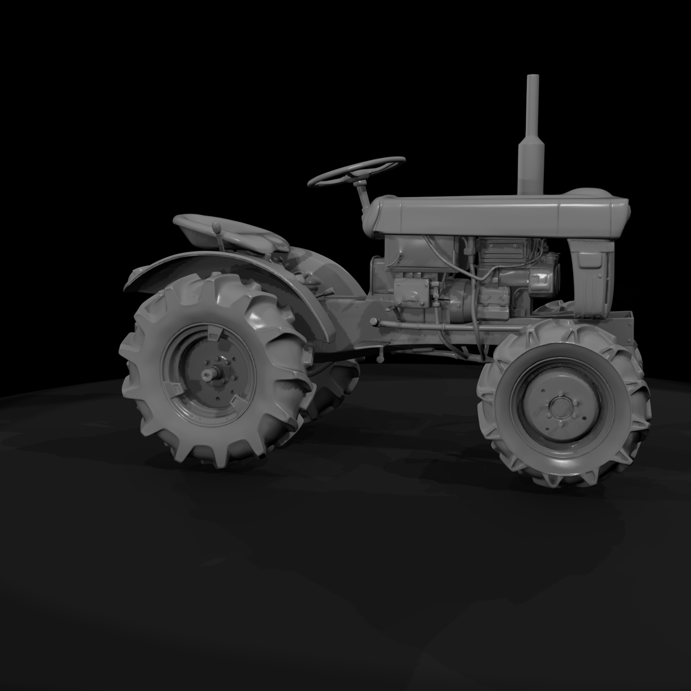 20260612 Orange Compact Tractor 216444De6B