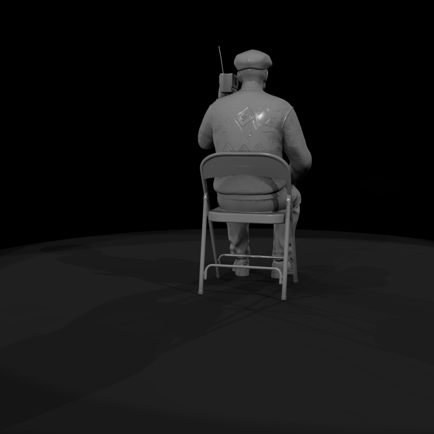 Elderly Man with Camera