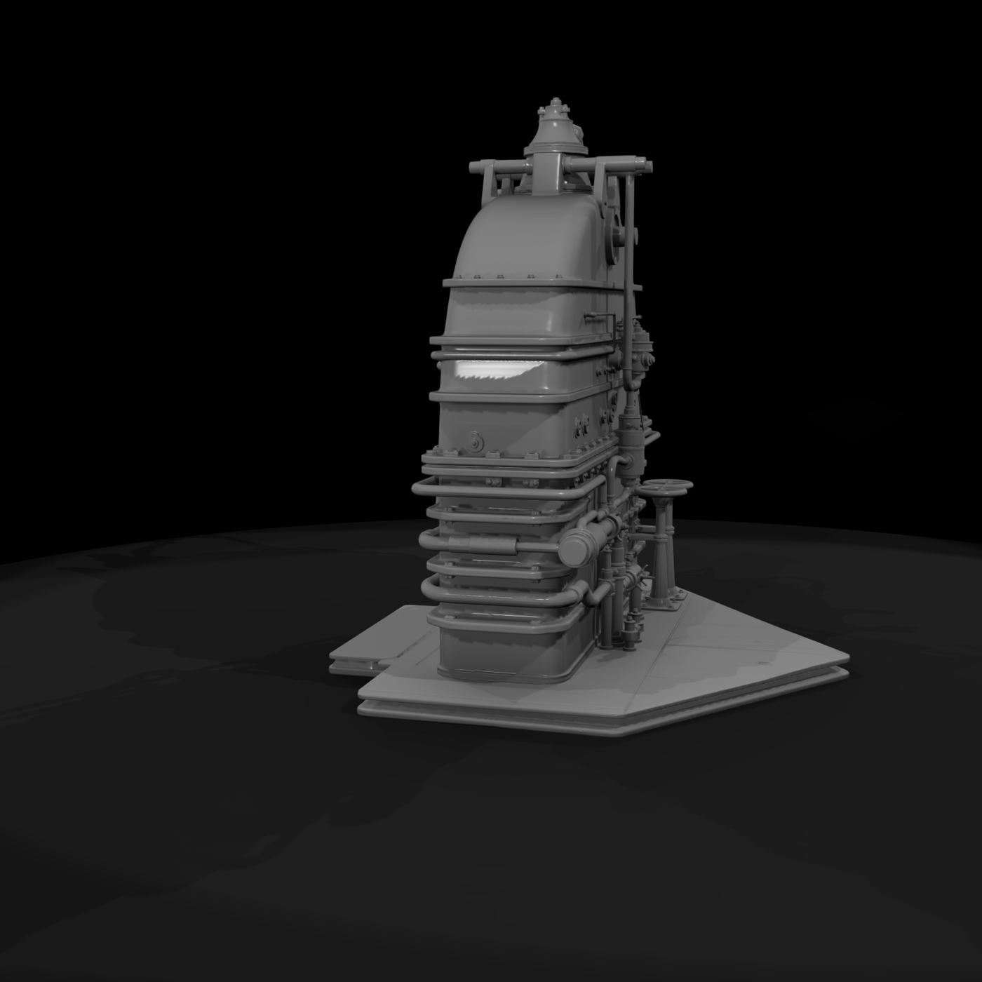 Riveted Steam Boiler — Industrial