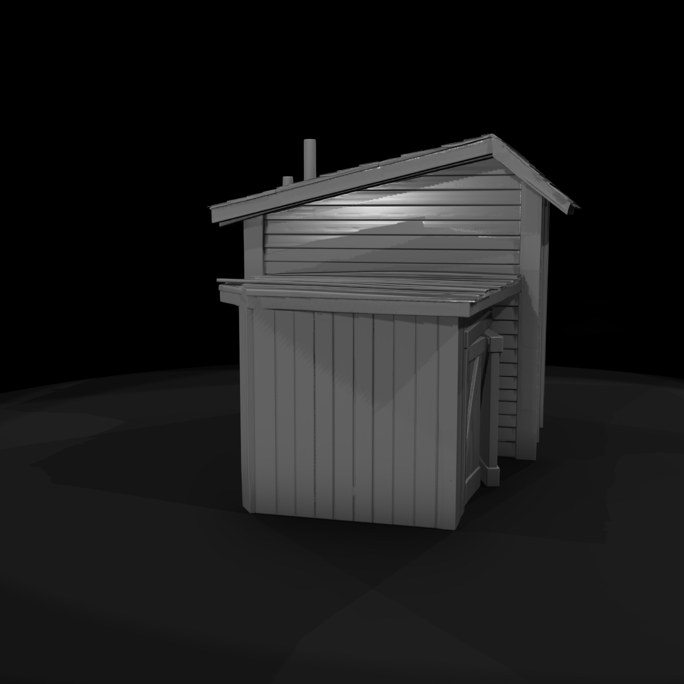 Rustic Wooden Shed