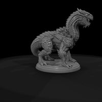 stylized-two-headed-dragon-miniature-3d-model-cimx — thumbnail 7