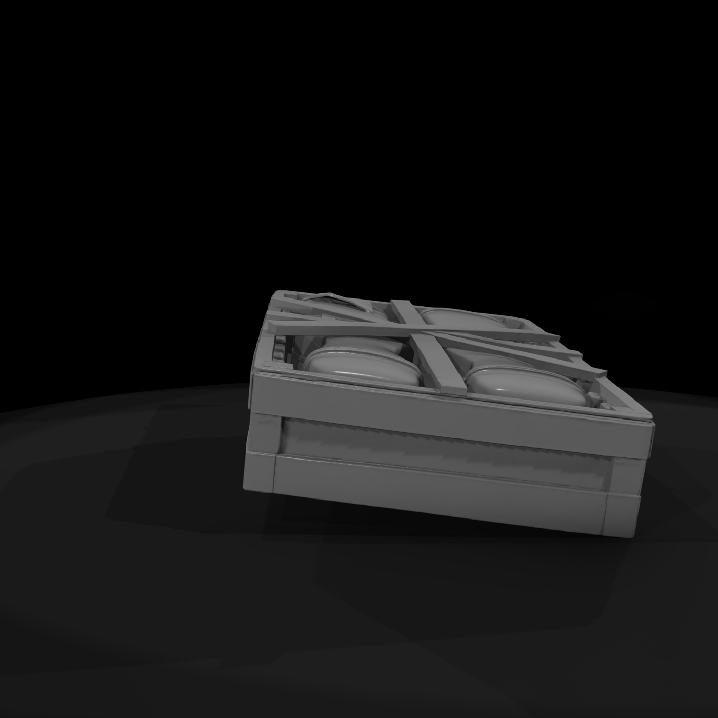 Military Shipping Crate with Rifle Cases ( Scatter)