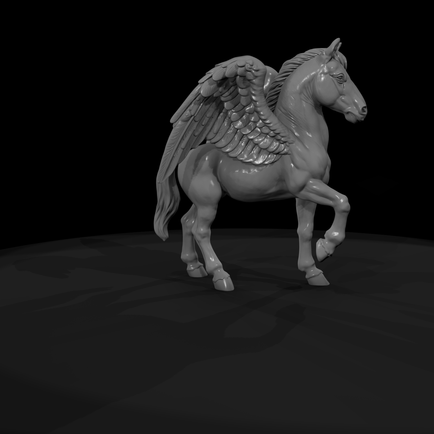 Myth 0291 Mythology Pegasus Miniature Figure