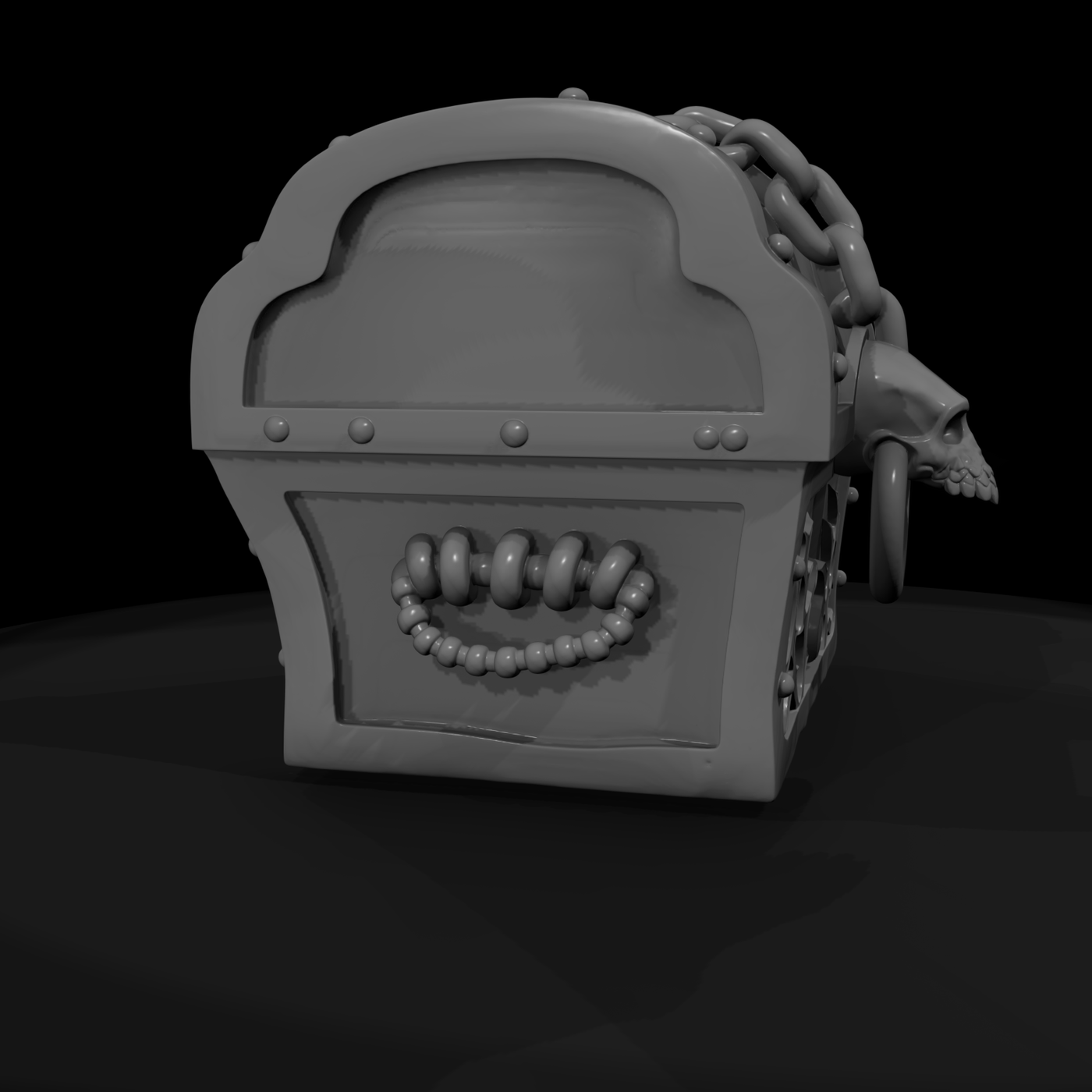 Cursed Skull Treasure Chest