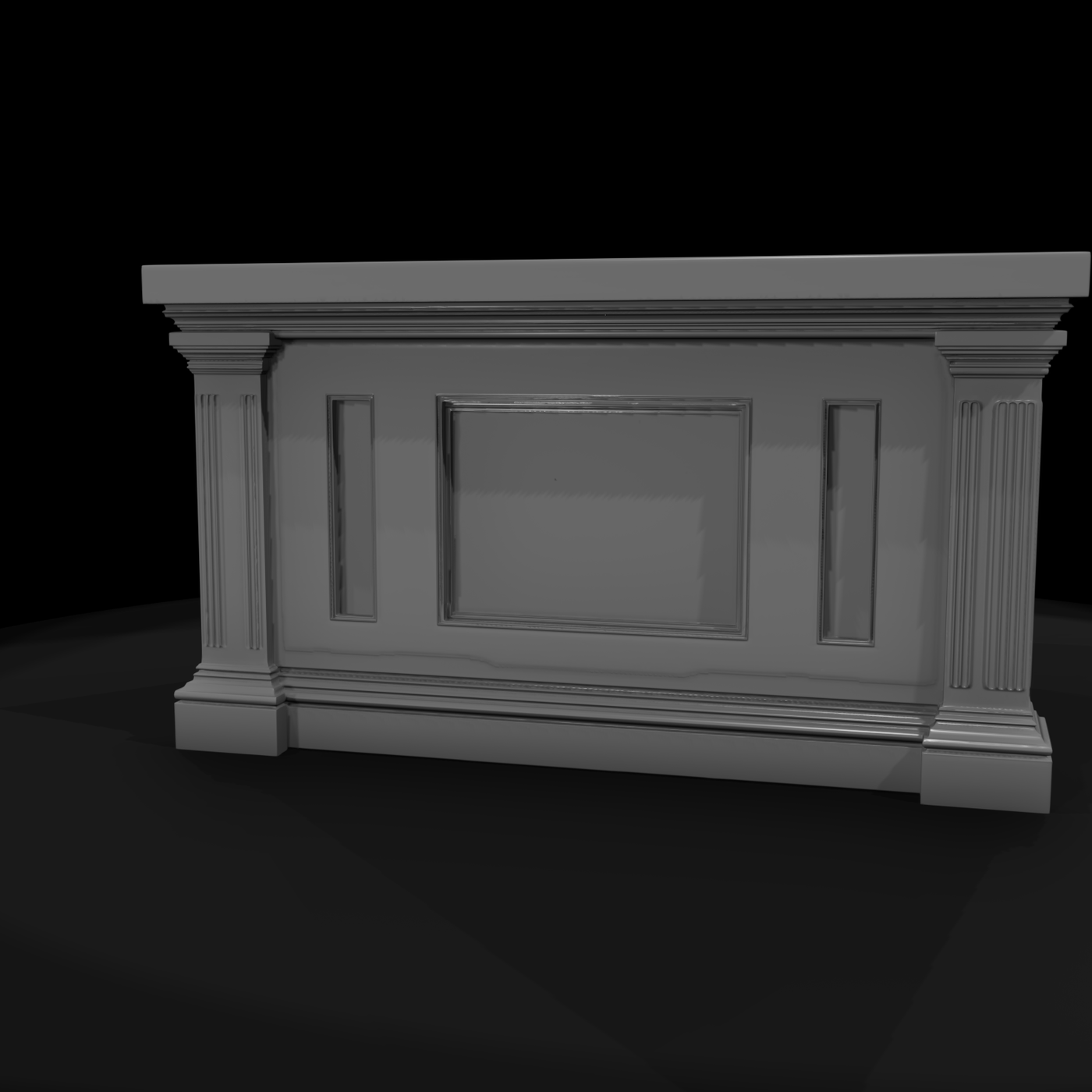 Neoclassical Pedestal Plinth — Display Base