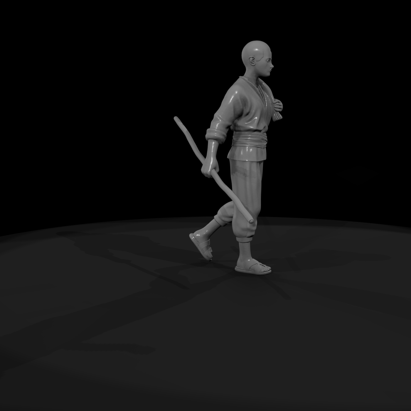 Traveling Peasant Walking Figure & Model Railroads