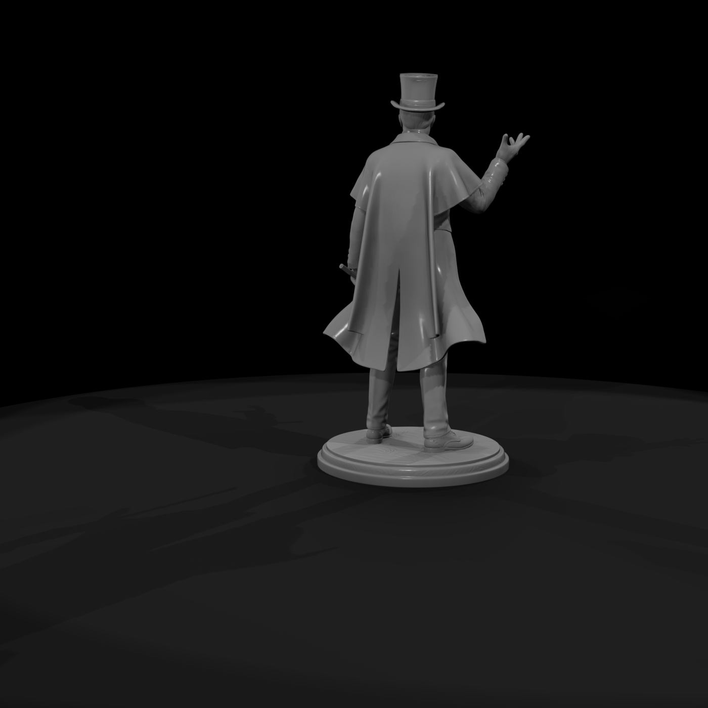Classic Stage Magician with Wand