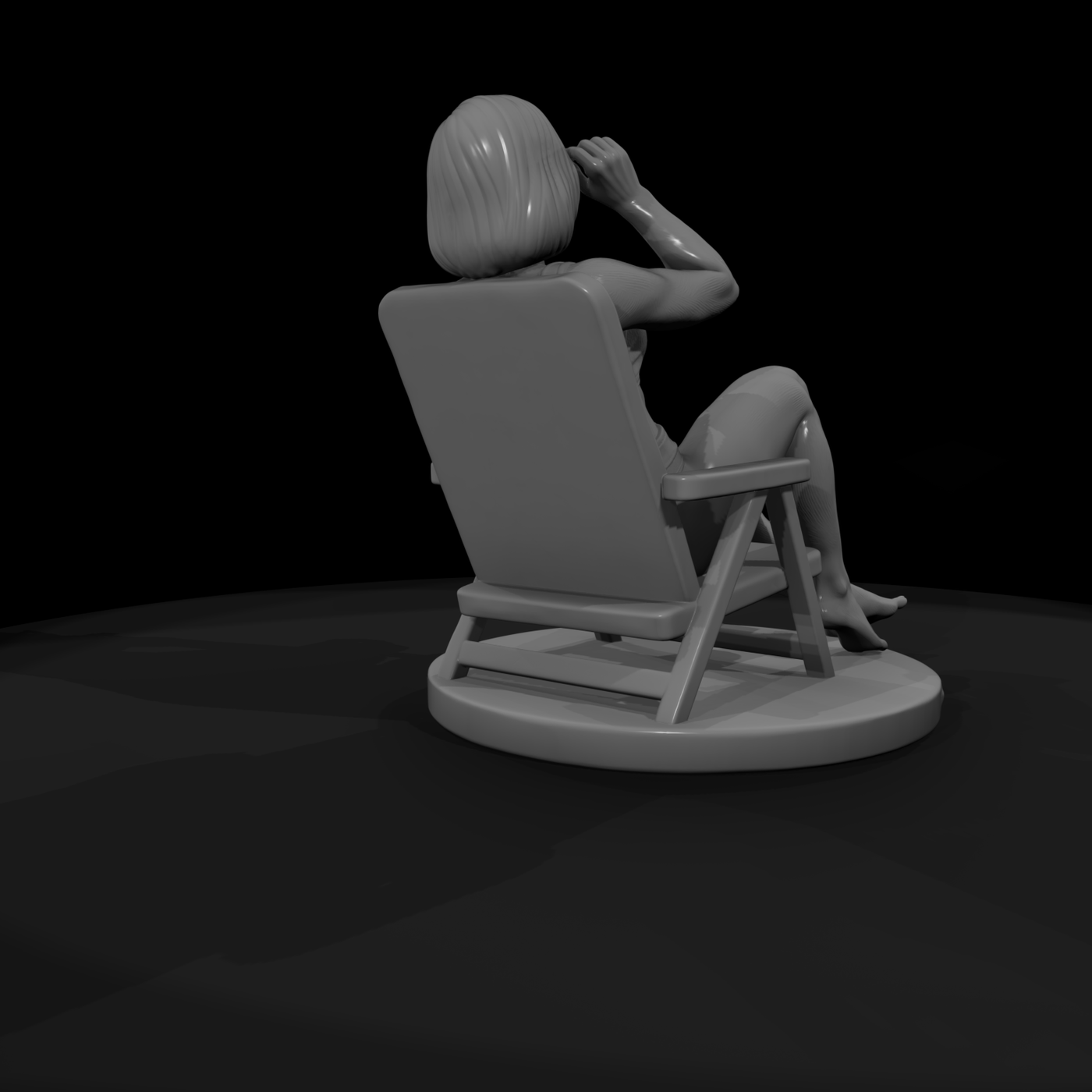 Bch 025 Woman Beach Chair Lounge