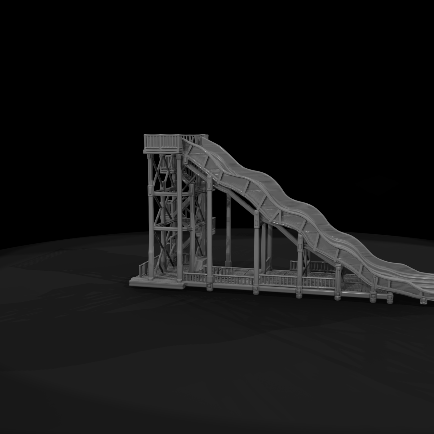 Fairground Giant Wave Slide