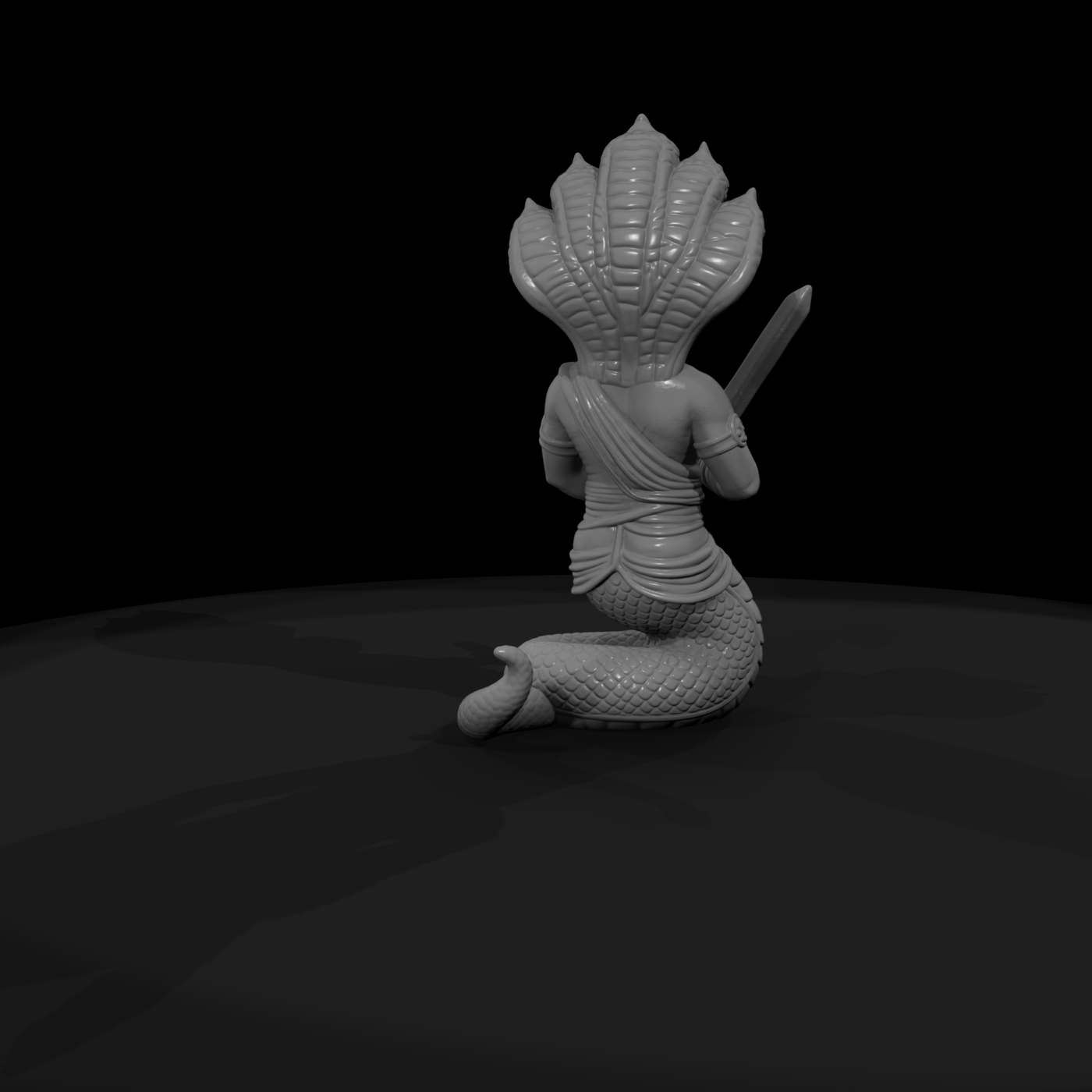 Myth 0432 Mythology Naga Guardian Miniature Figure