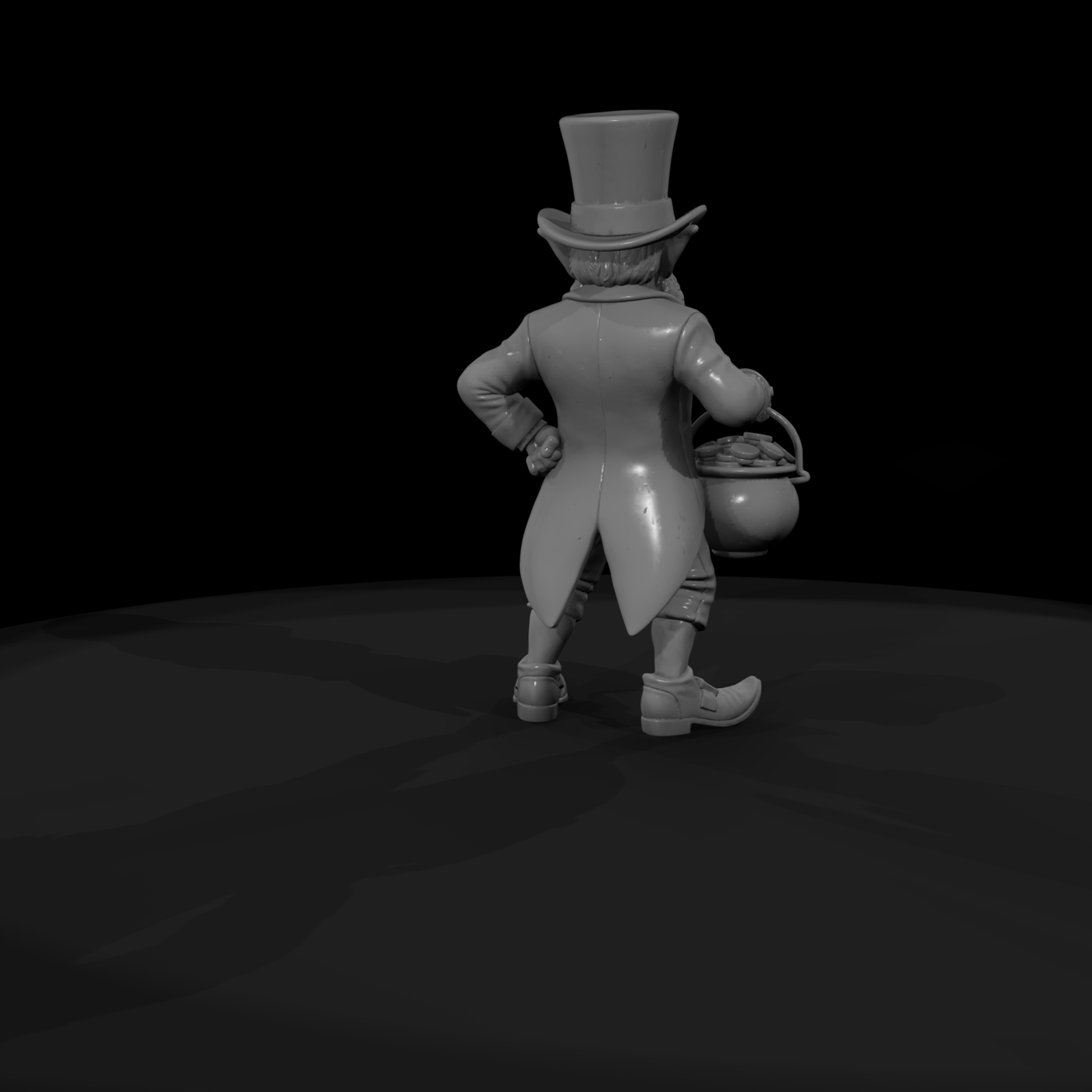 St. Patrick's Day Leprechaun with Gold